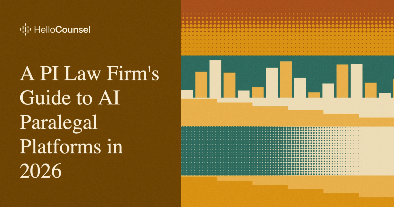 A PI Law Firm's Guide to AI Paralegal Platforms in 2026