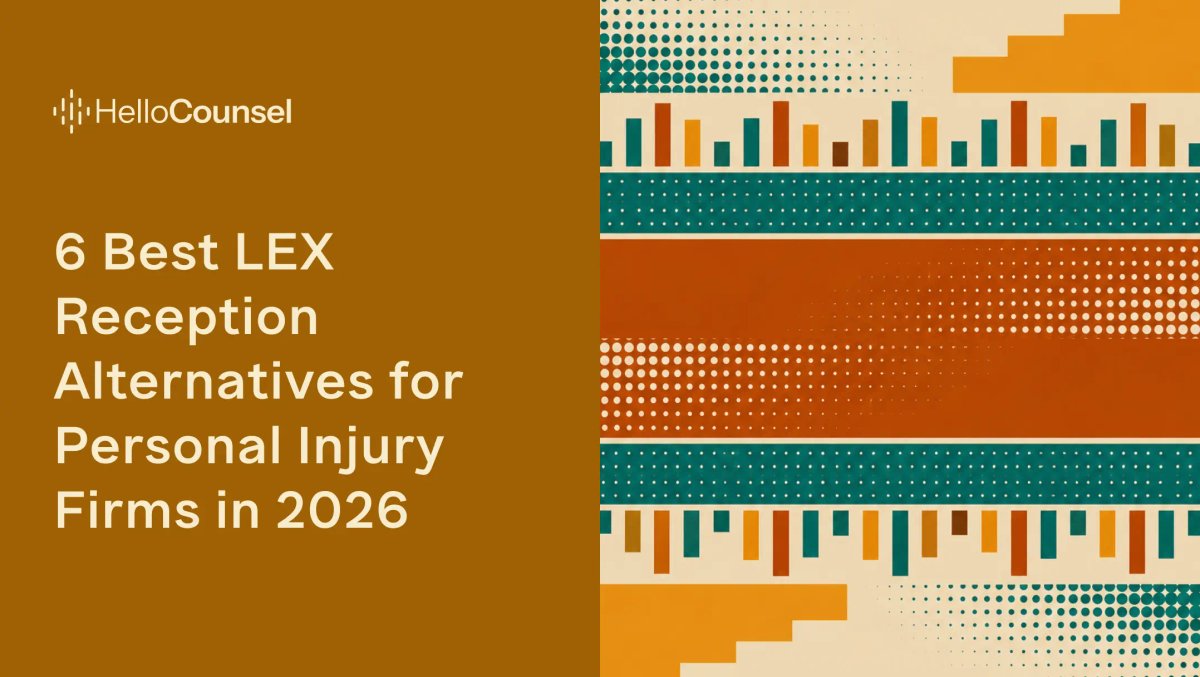 Best Alternatives to LEX Reception for Personal Injury Law Firms in 2026