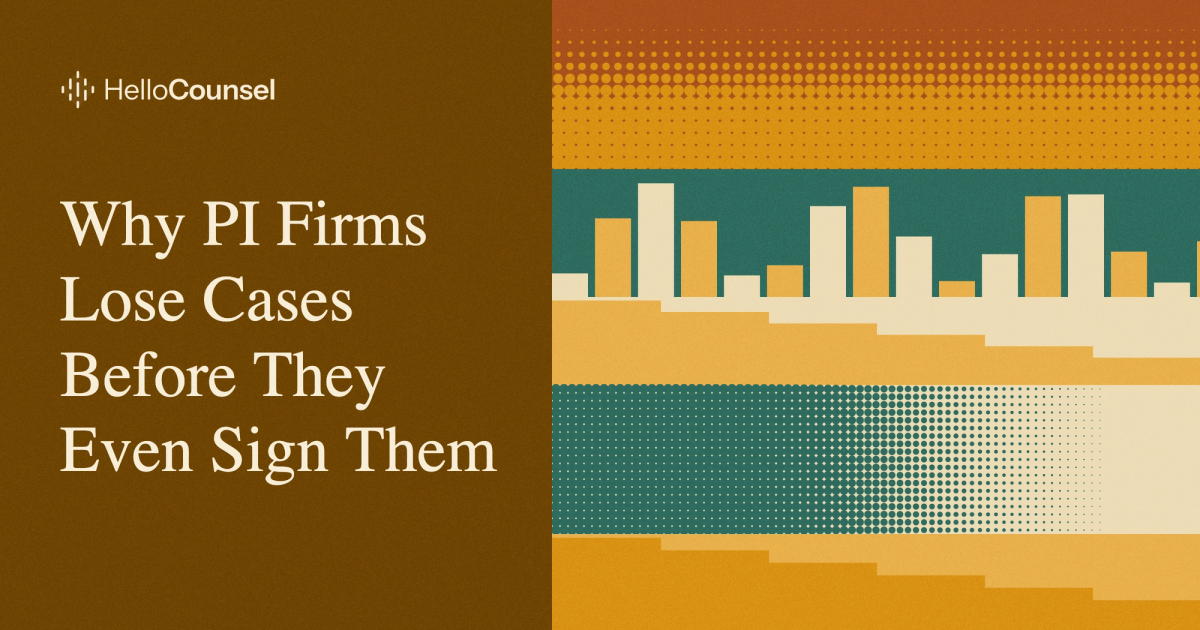 Why PI Firms Lose Cases Before They Even Sign Them