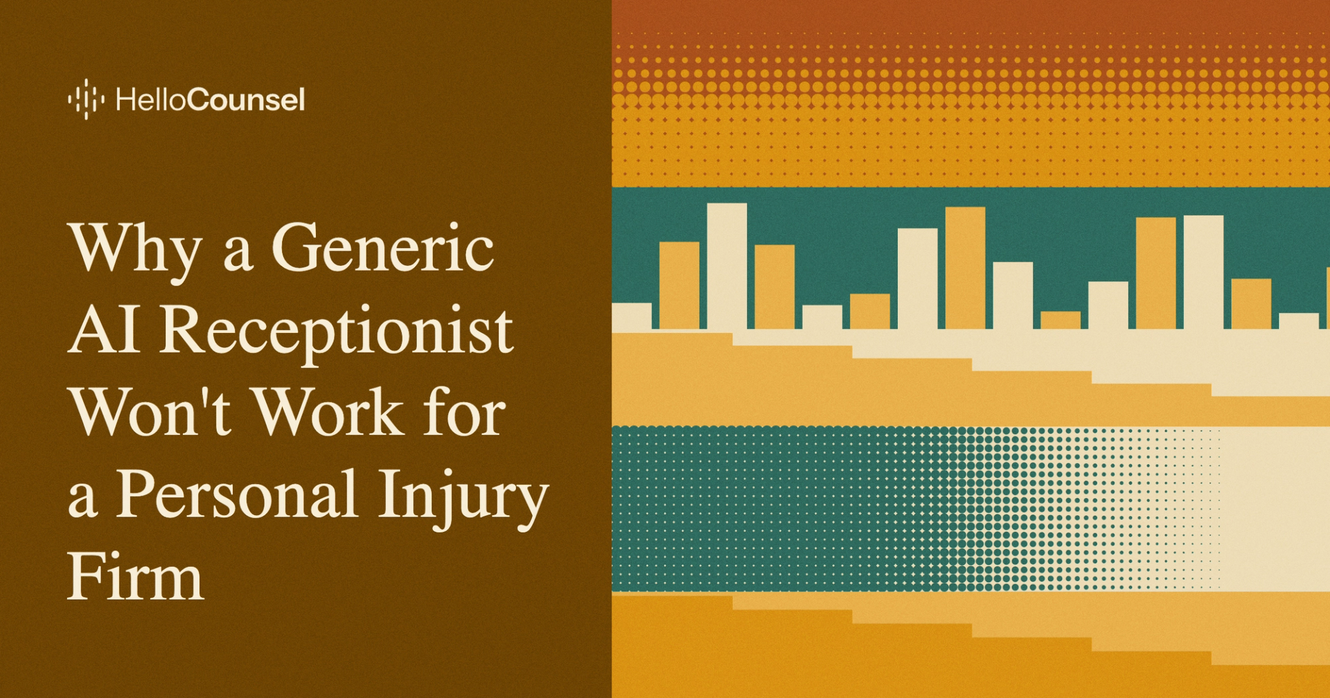 Why a Generic AI Receptionist Won't Work for a Personal Injury Firm