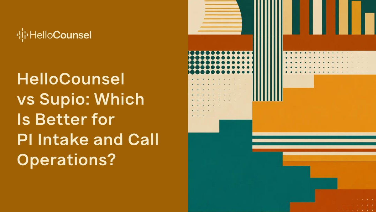 HelloCounsel vs Supio: Which Is Better for PI Intake and Call Operations?