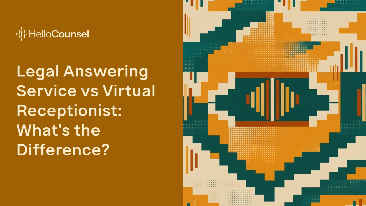 What Is the Difference Between a Legal Answering Service and a Virtual Receptionist?