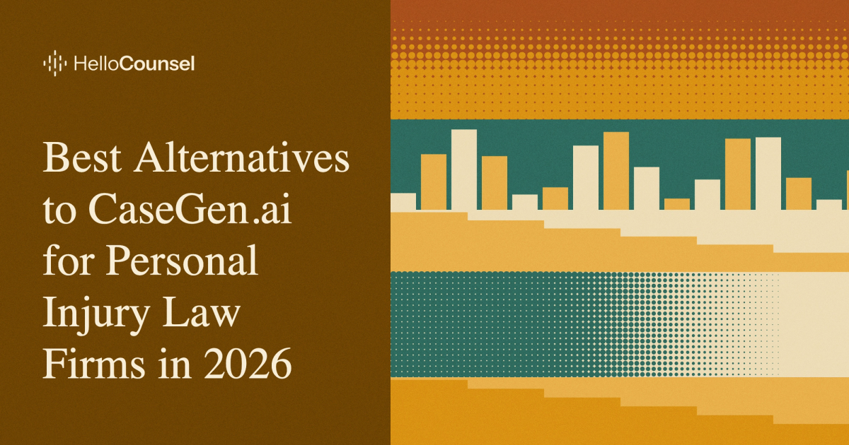Best Alternatives to CaseGen.ai for Personal Injury Law Firms in 2026