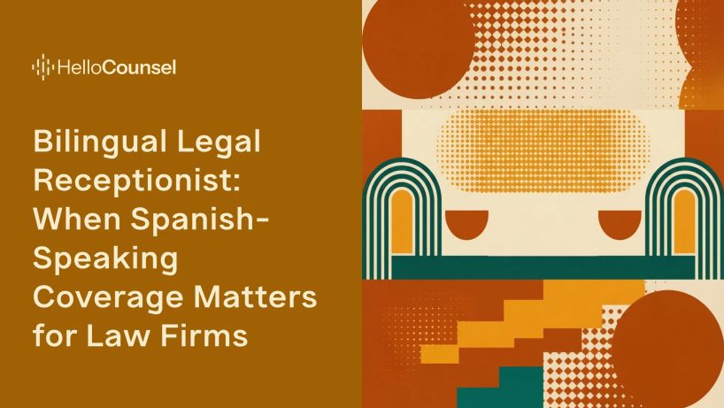 Bilingual Legal Receptionist