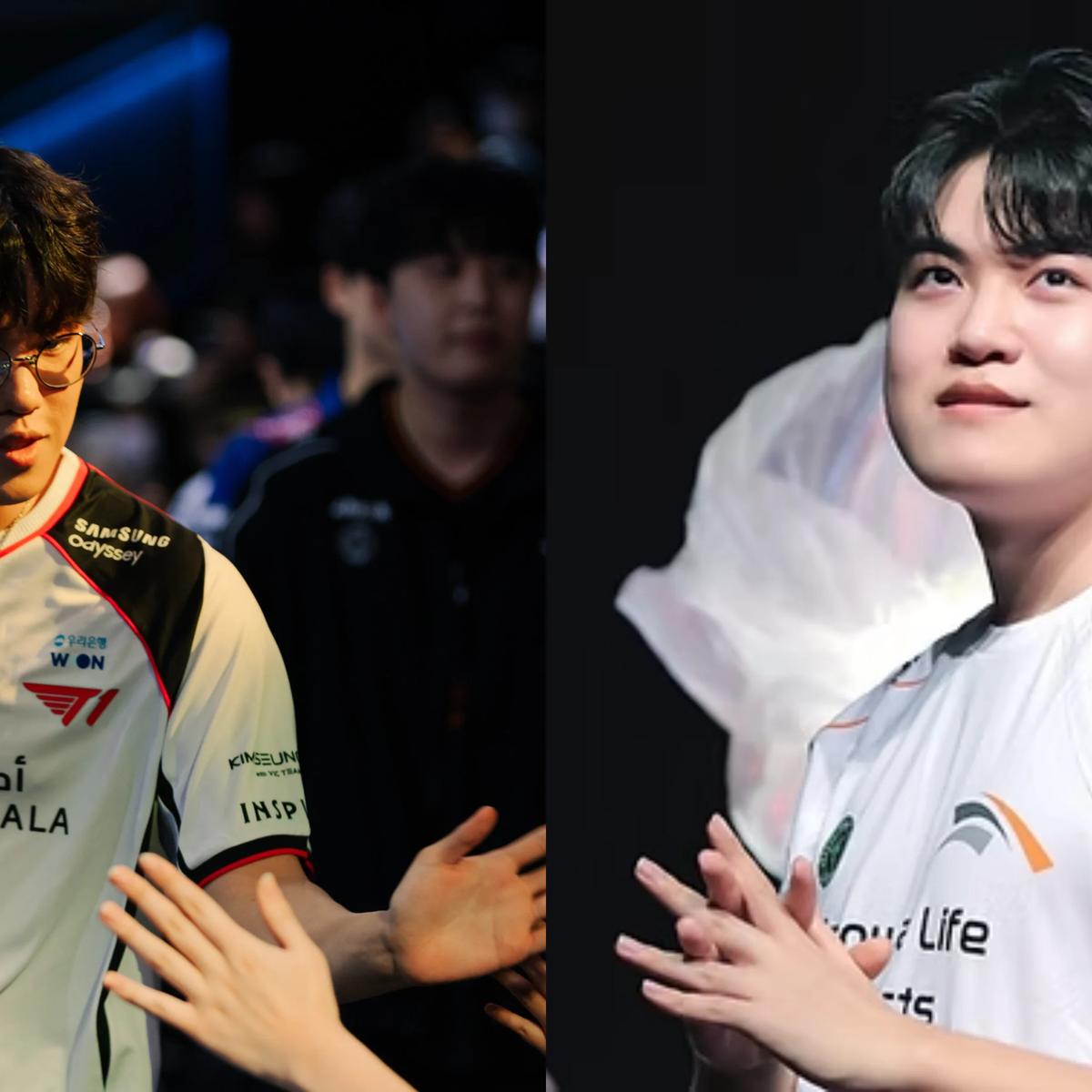 Gumayusi falls in his first match against T1 in the LCK Cup