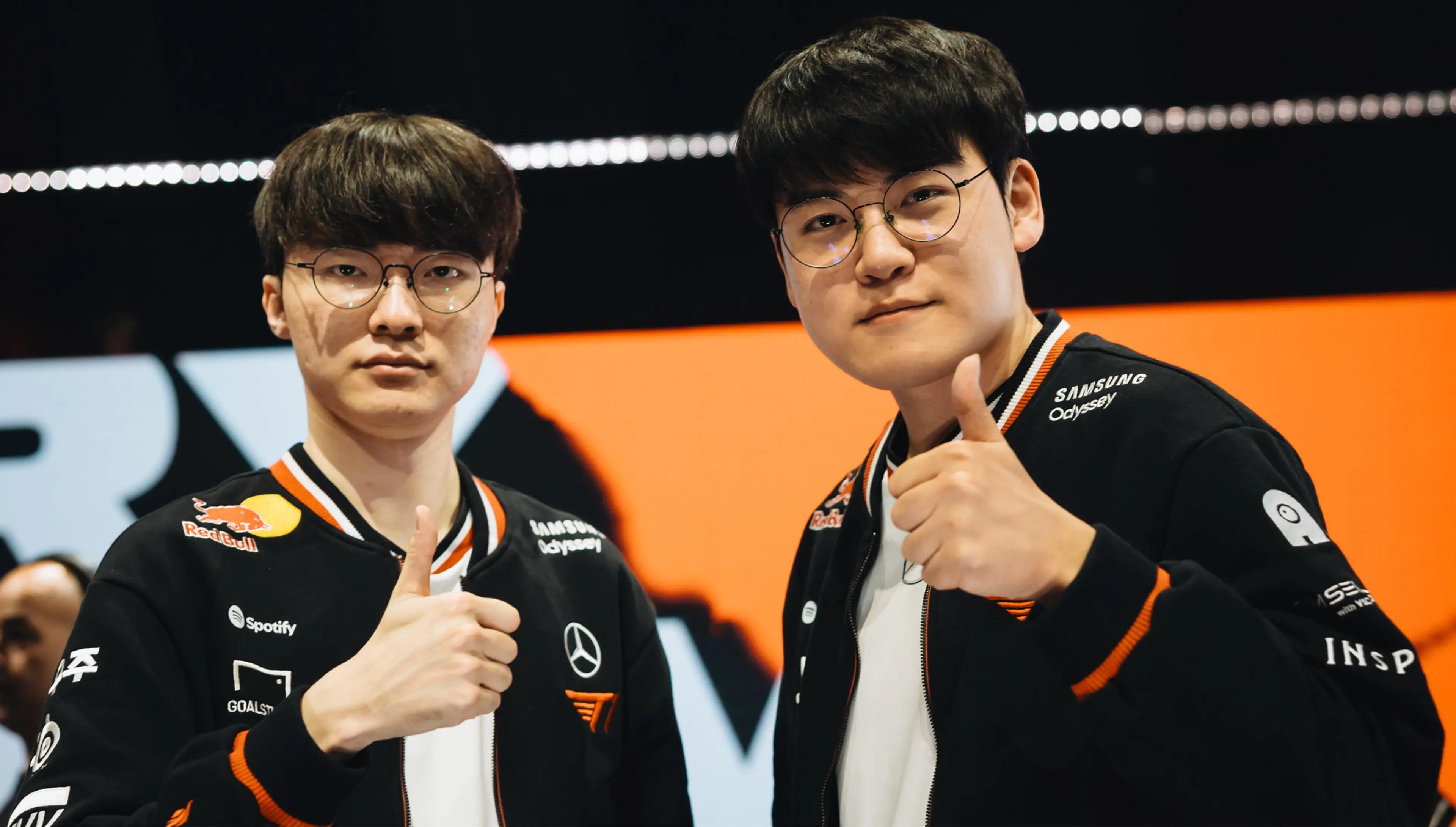 Sheep Esports - LoL: T1 and KOMSCO unveil Gold Commemorative
