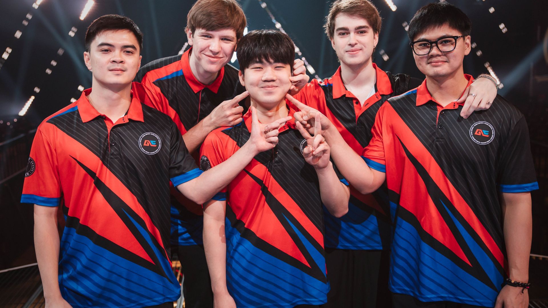 Global Esports players pictured during VALORANT Champions 2026 in Shanghai