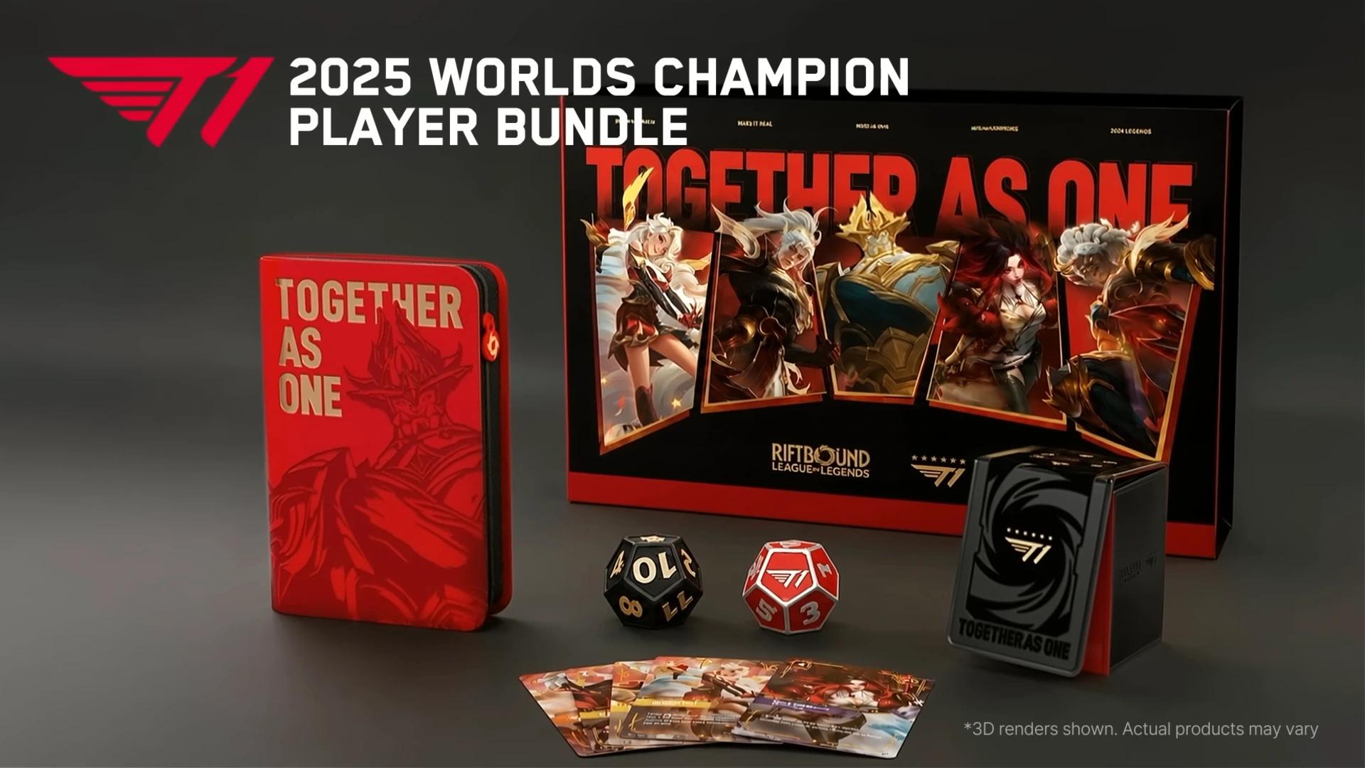Sheep Esports - Riot unveils Riftbound x T1 2025 Worlds Champion