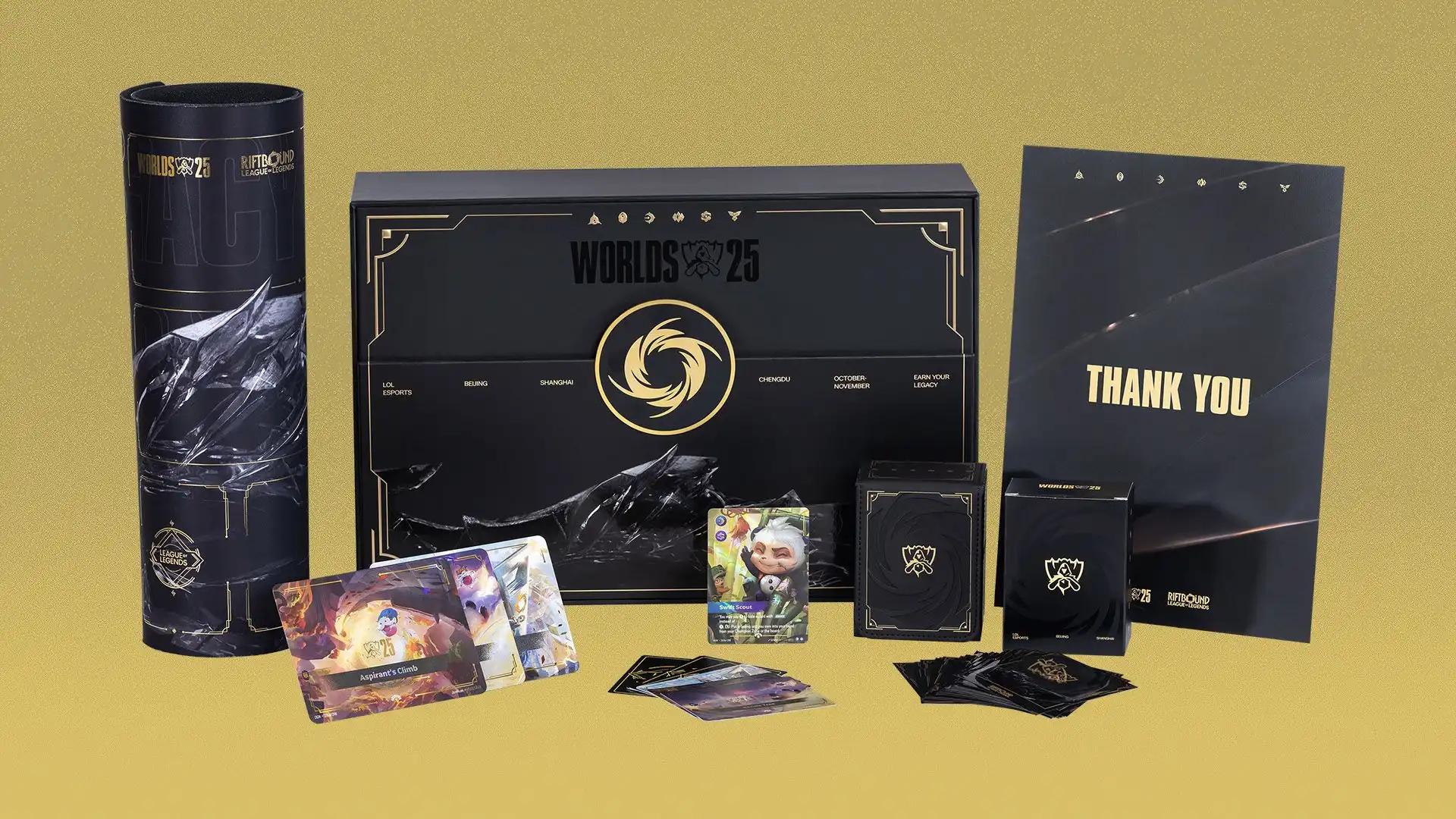 Rift bound リフトバウンド ワルドチャンピオン2025 記念バンドル Riftbound: Riot Games unveils the Worlds Bundle 2025 | Sheep Esports