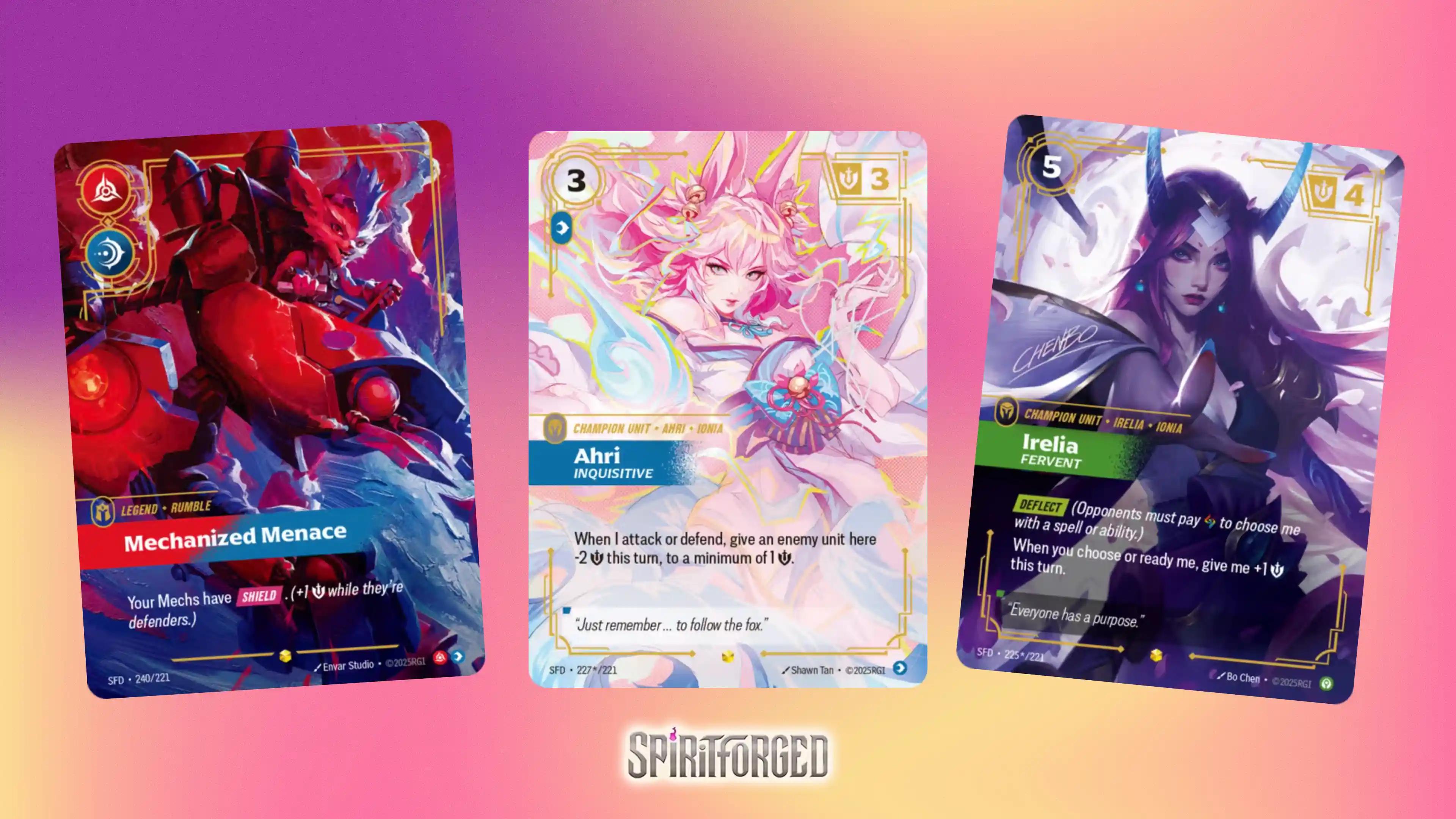 Sheep Esports - Riftbound: All Overnumbered cards revealed by Riot Games  for Spiritforged set