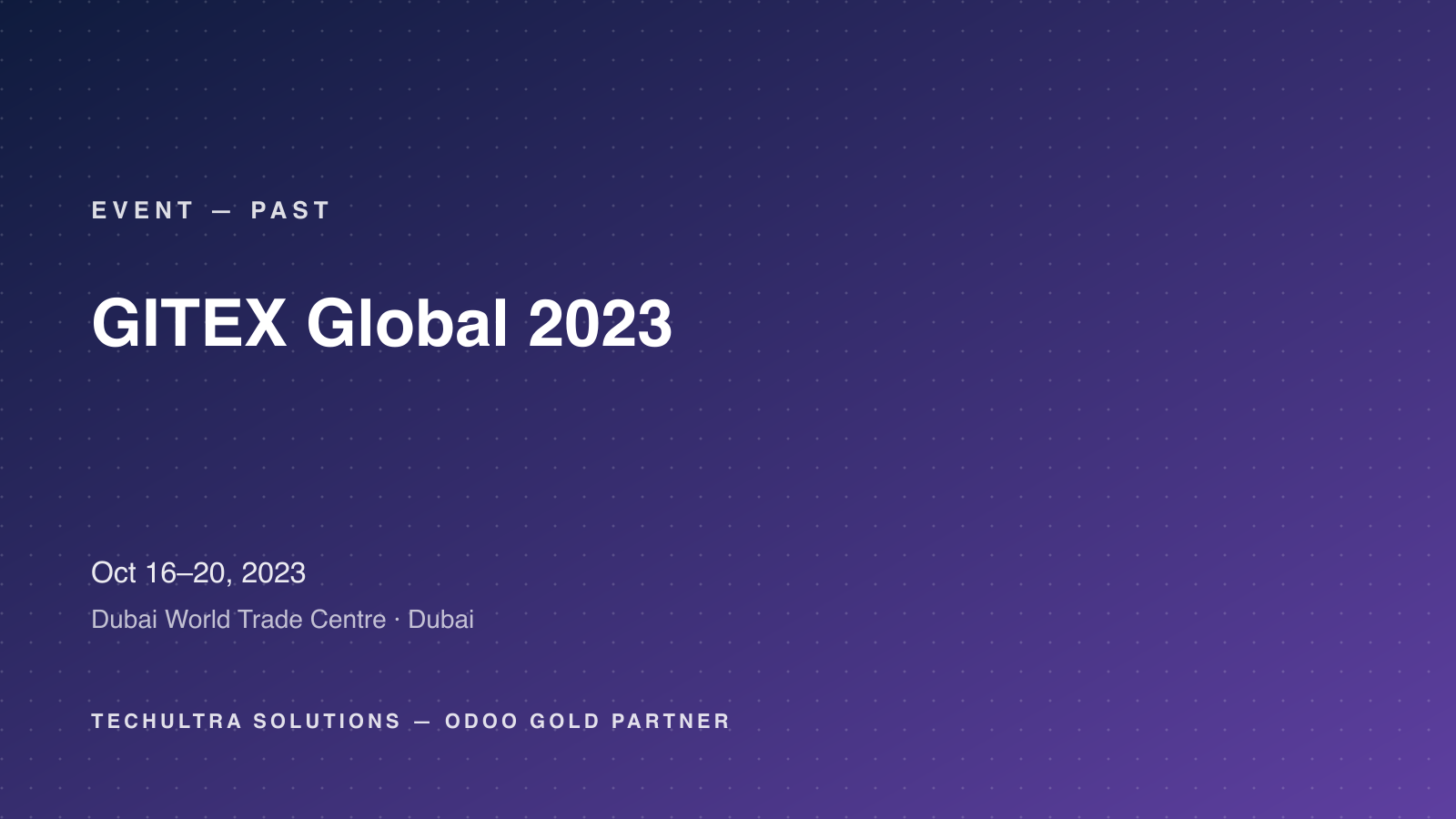 GITEX Global 2023