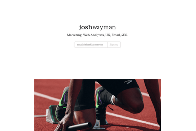 Version 2 of joshwayman.com