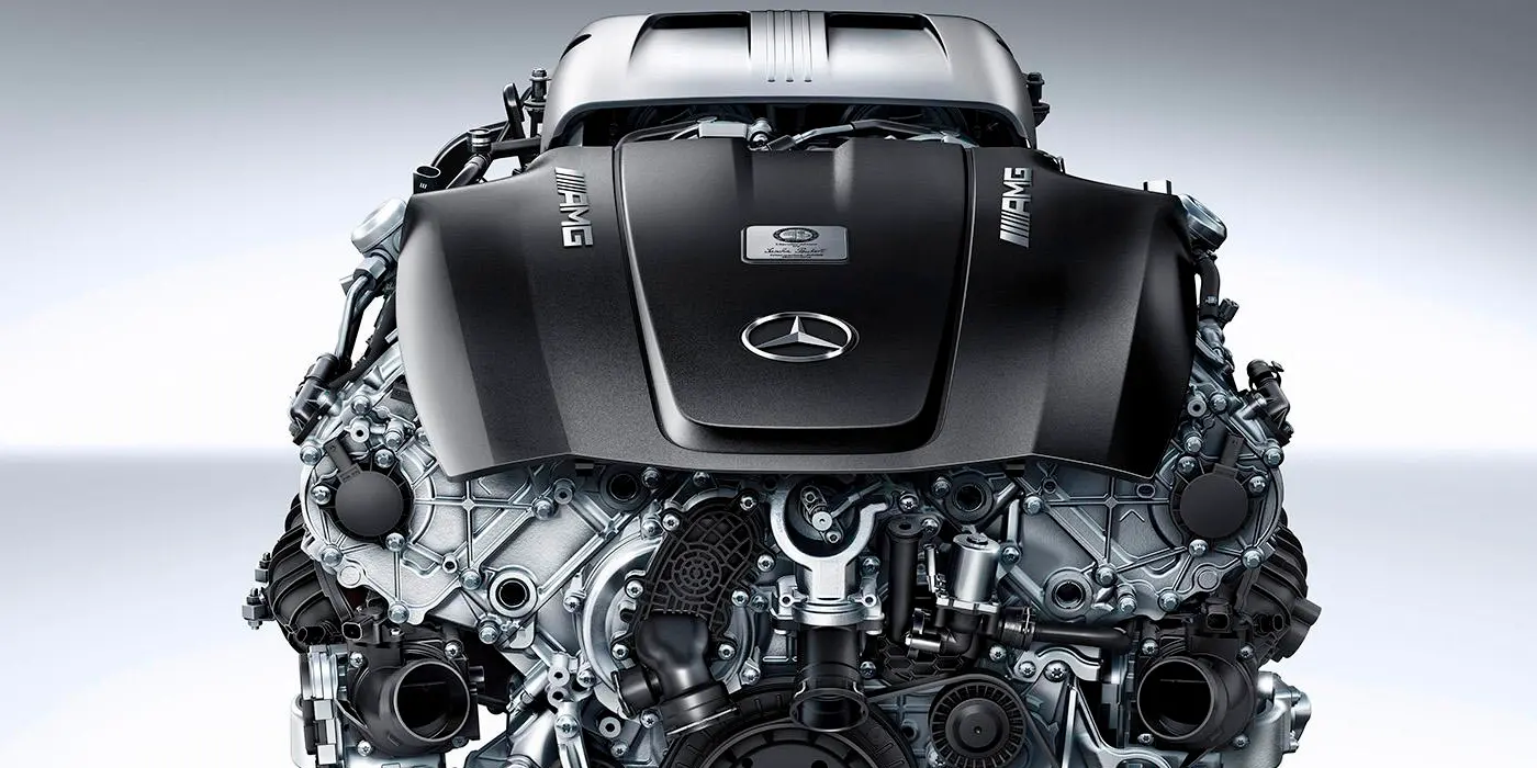 Mercedes AMG V8 engine