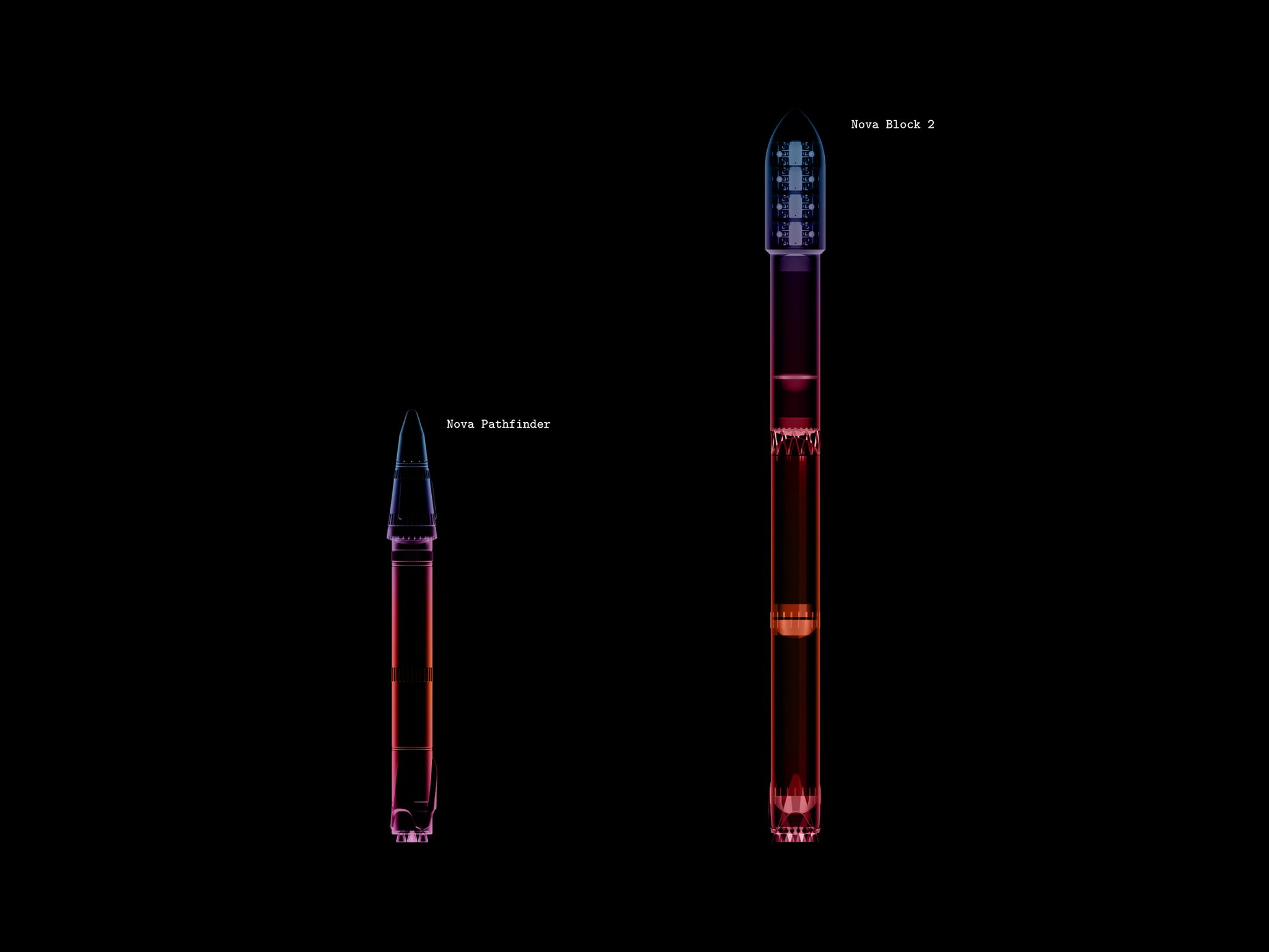 Nova Pathfinder e Nova Block 2. Credits: Stoke Space