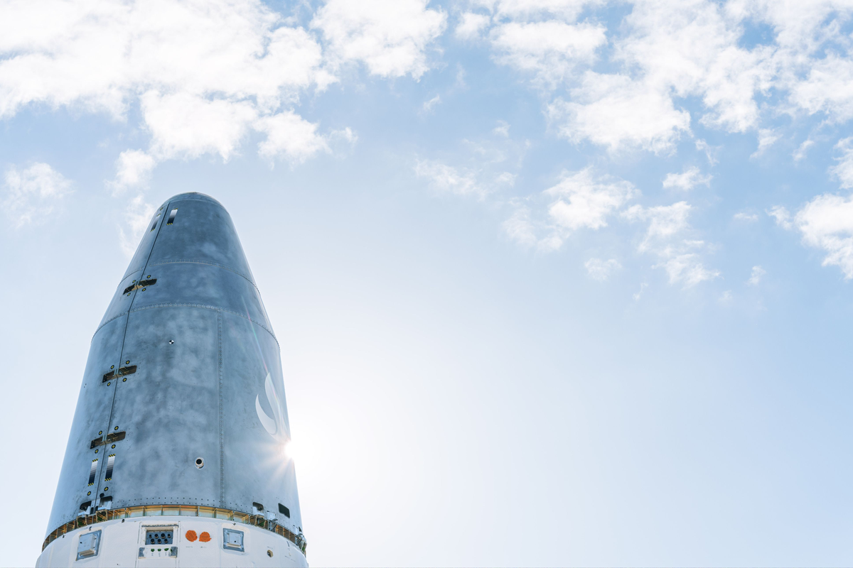 Stoke Spaceが報道用に公開する機体の写真
