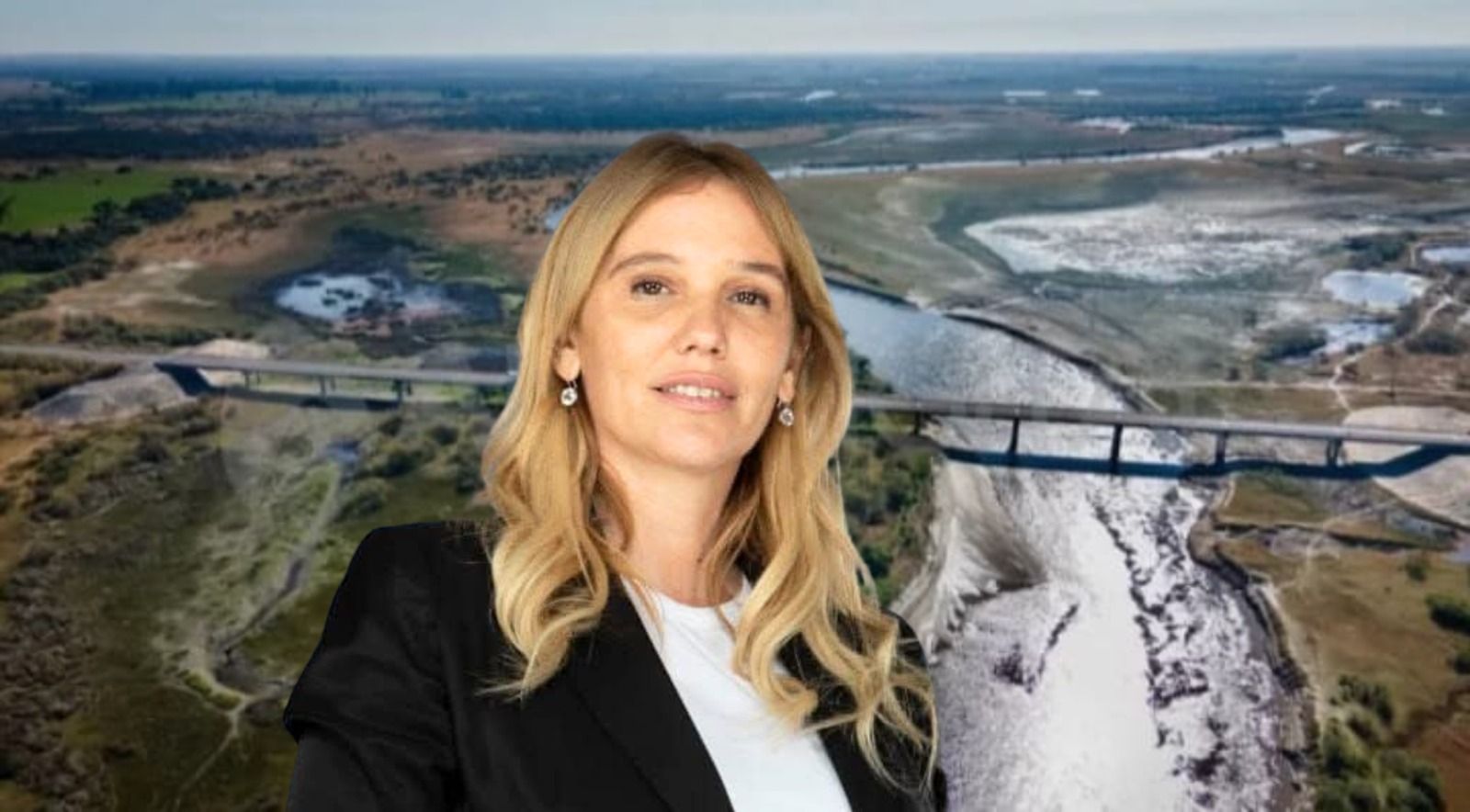 Marcela Basualdo reclamó por la paralización de las obras de dragado en el Río Salado