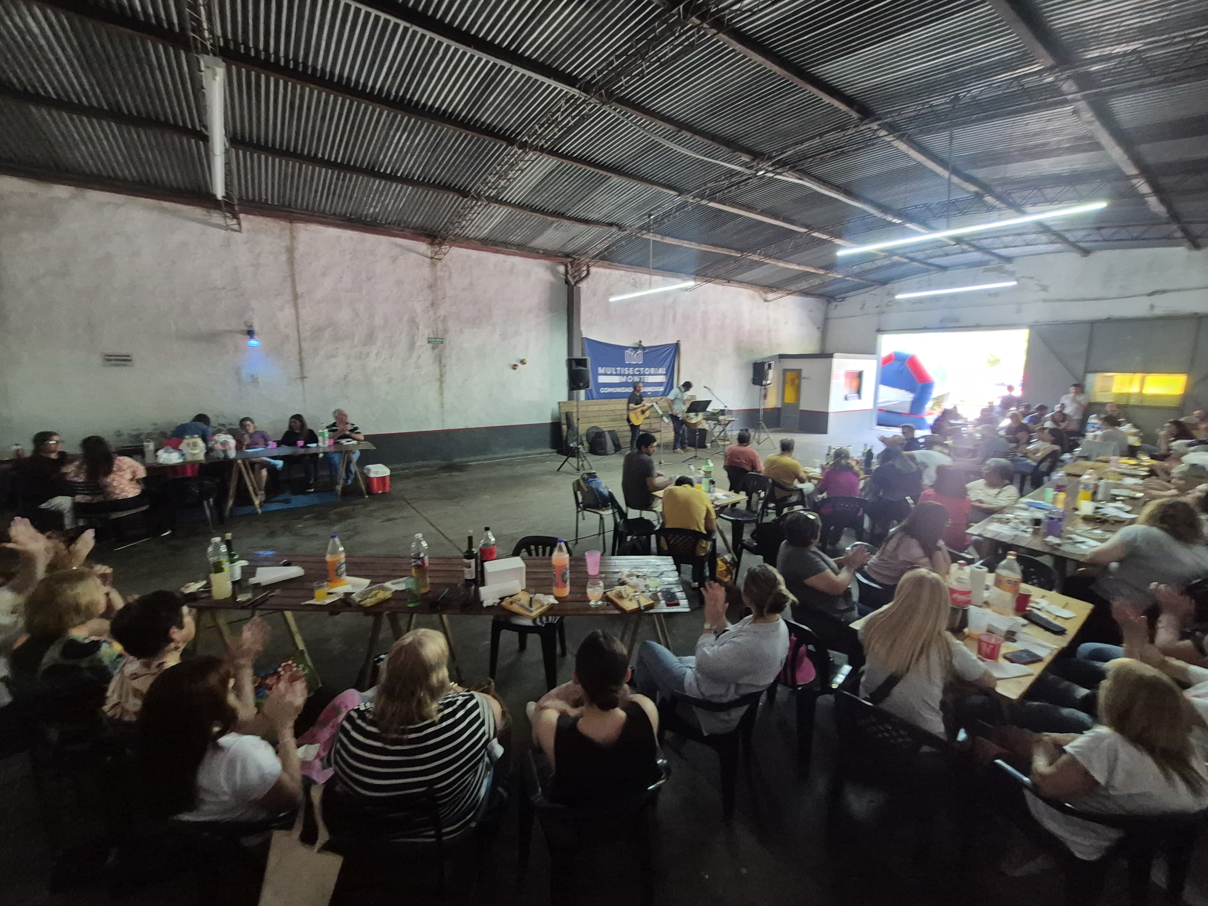 El peronismo celebró su triunfo electoral en Abbott con un almuerzo multisectorial