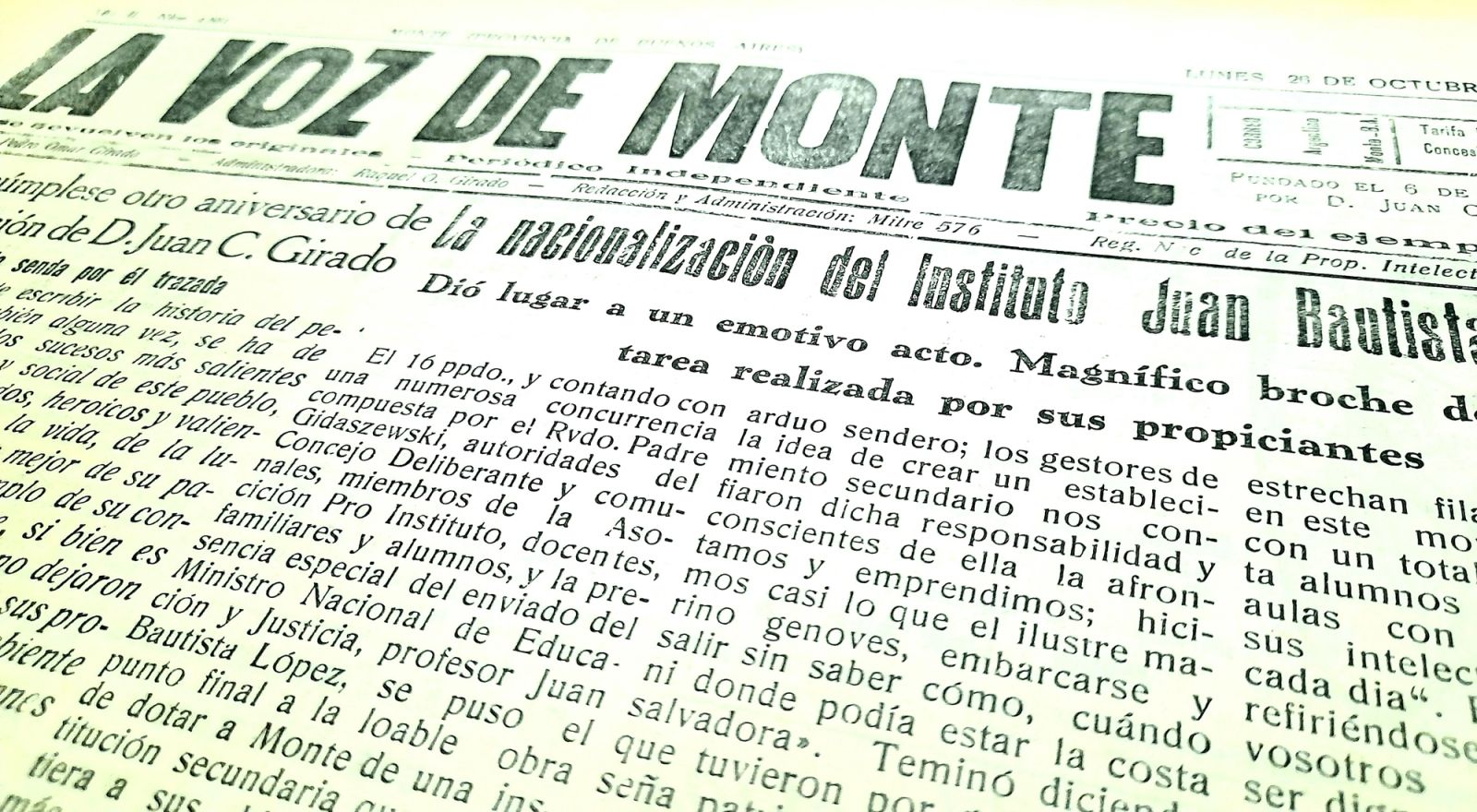 El fundador de la palabra