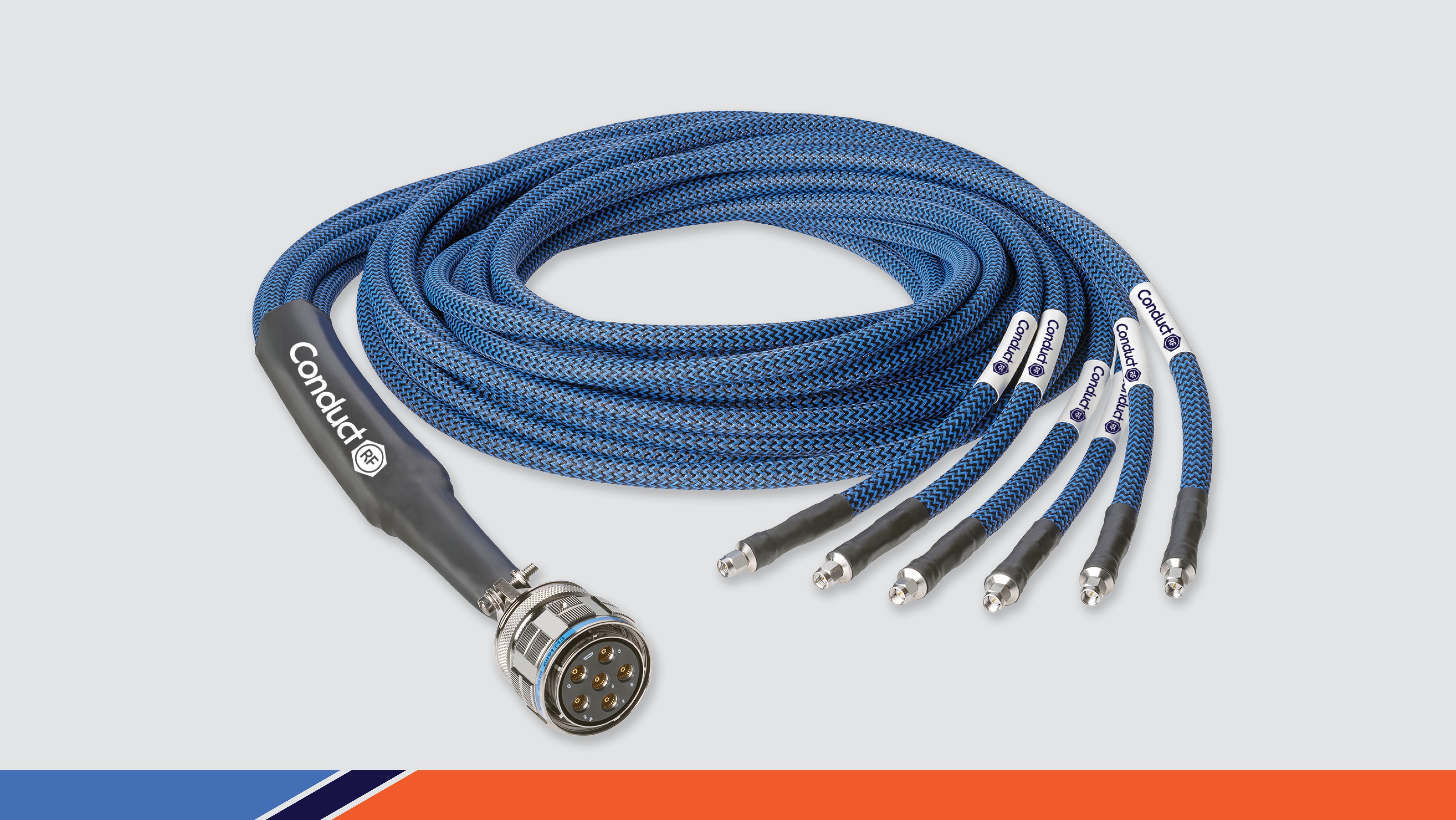 D38999 RF Test Cable Harnesses for Multi-Path, Long-Length System Validation