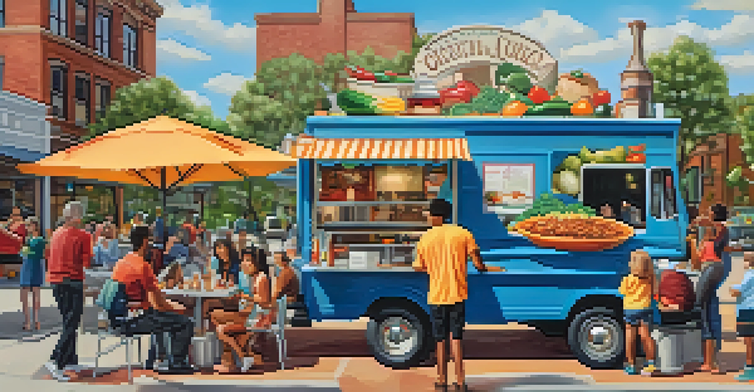 A customizable loaded bowl from 'The Loaded Cup' food truck, filled with chili and cheese, in a cozy park setting.