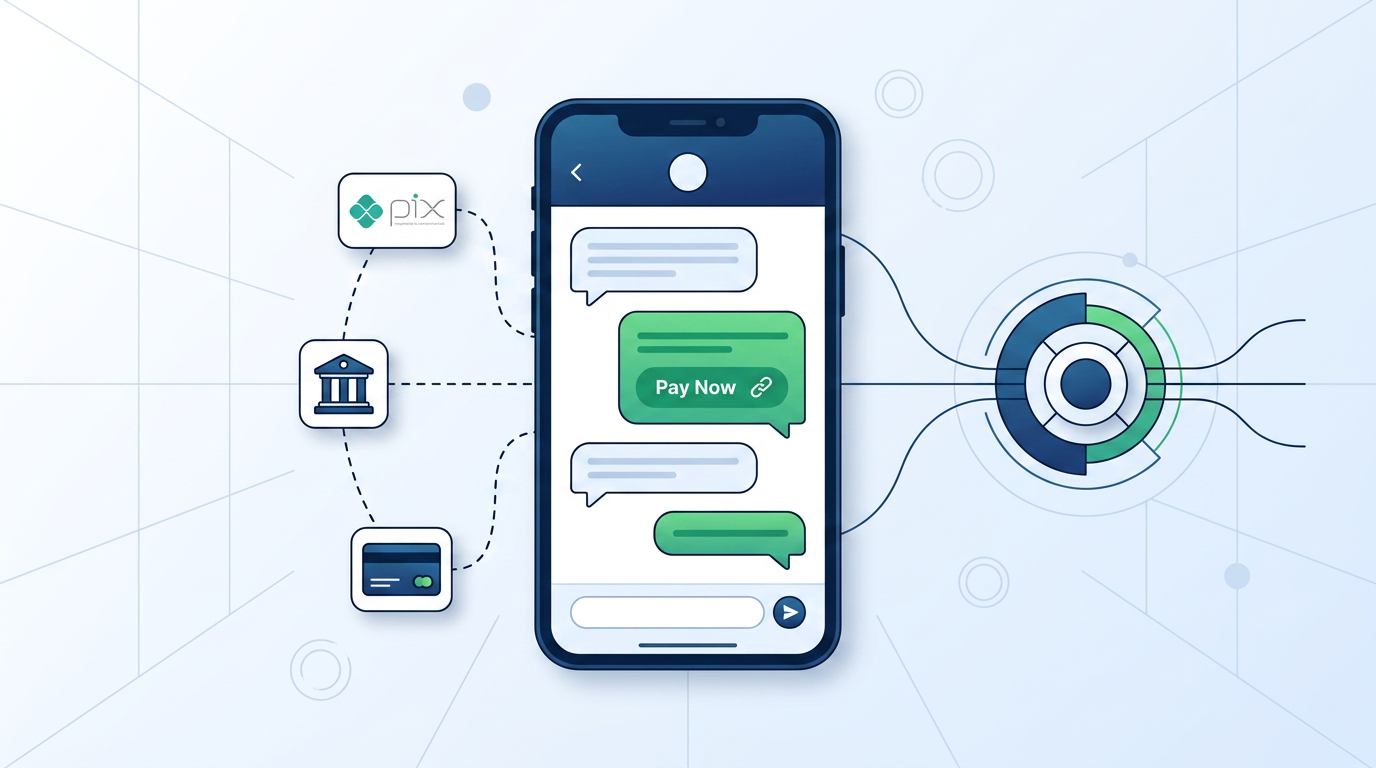Pay by link e pagamentos em canais conversacionais: conectando WhatsApp e social commerce à orquestração de pagamentos