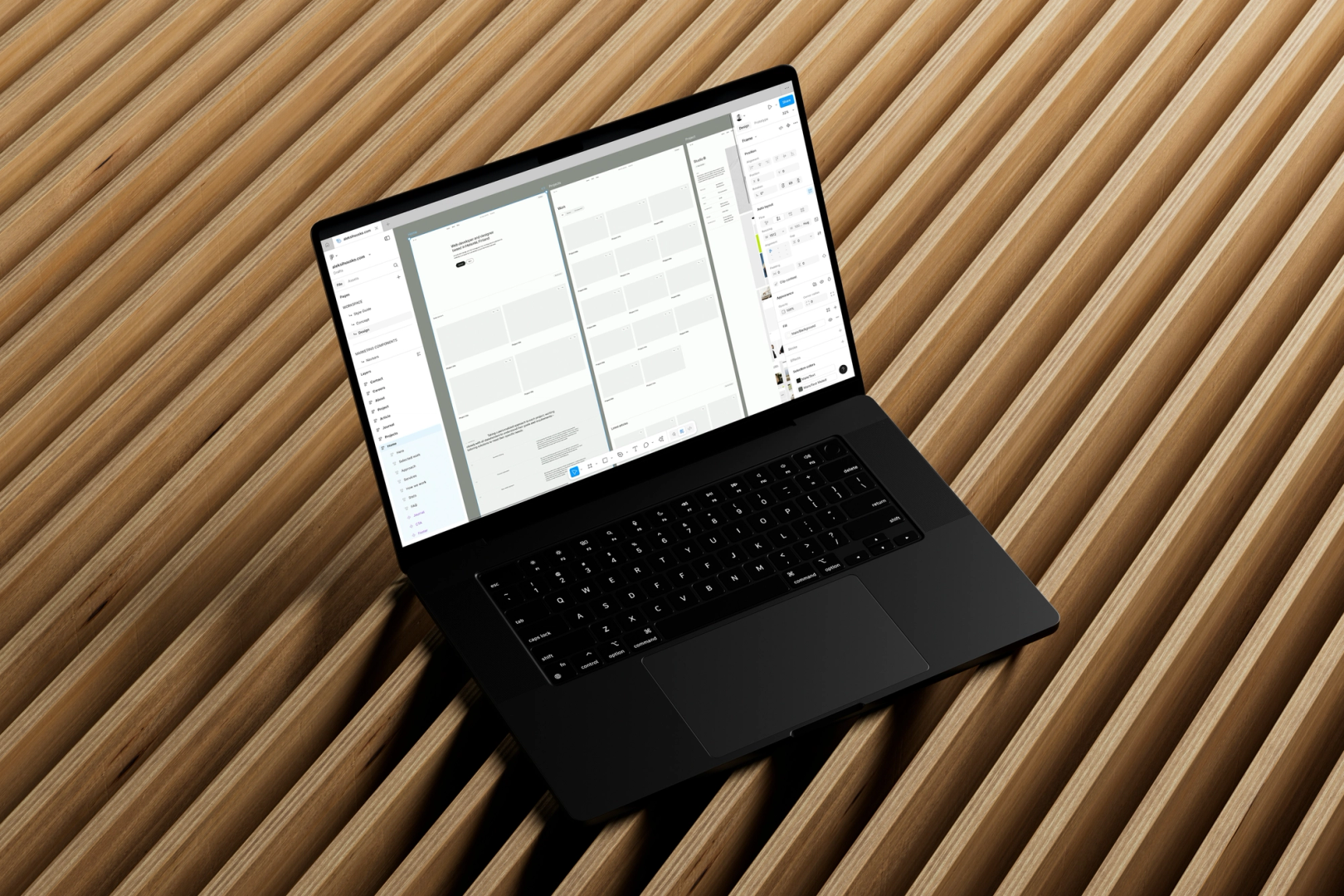 Aleksi Huusko, web designer and developer, Figma environment.