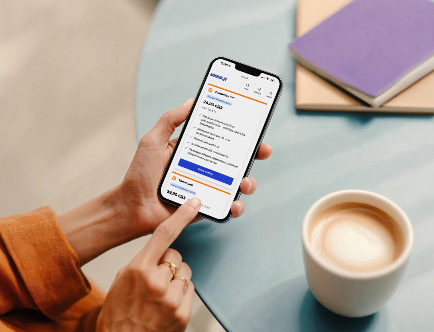 UKKO.fi is Finland’s most comprehensive service for independent entrepreneurs, offering an easy way to invoice, manage finances, and run a business.