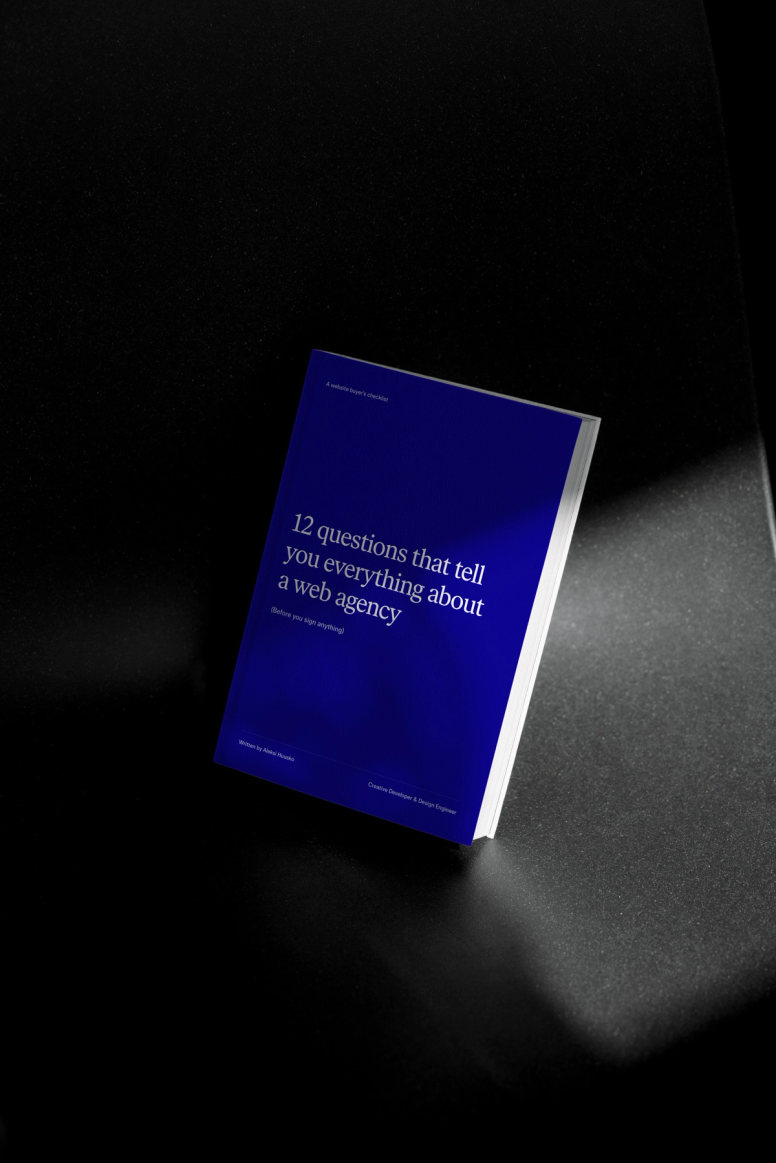 12 questions that tell you everything about a web agency