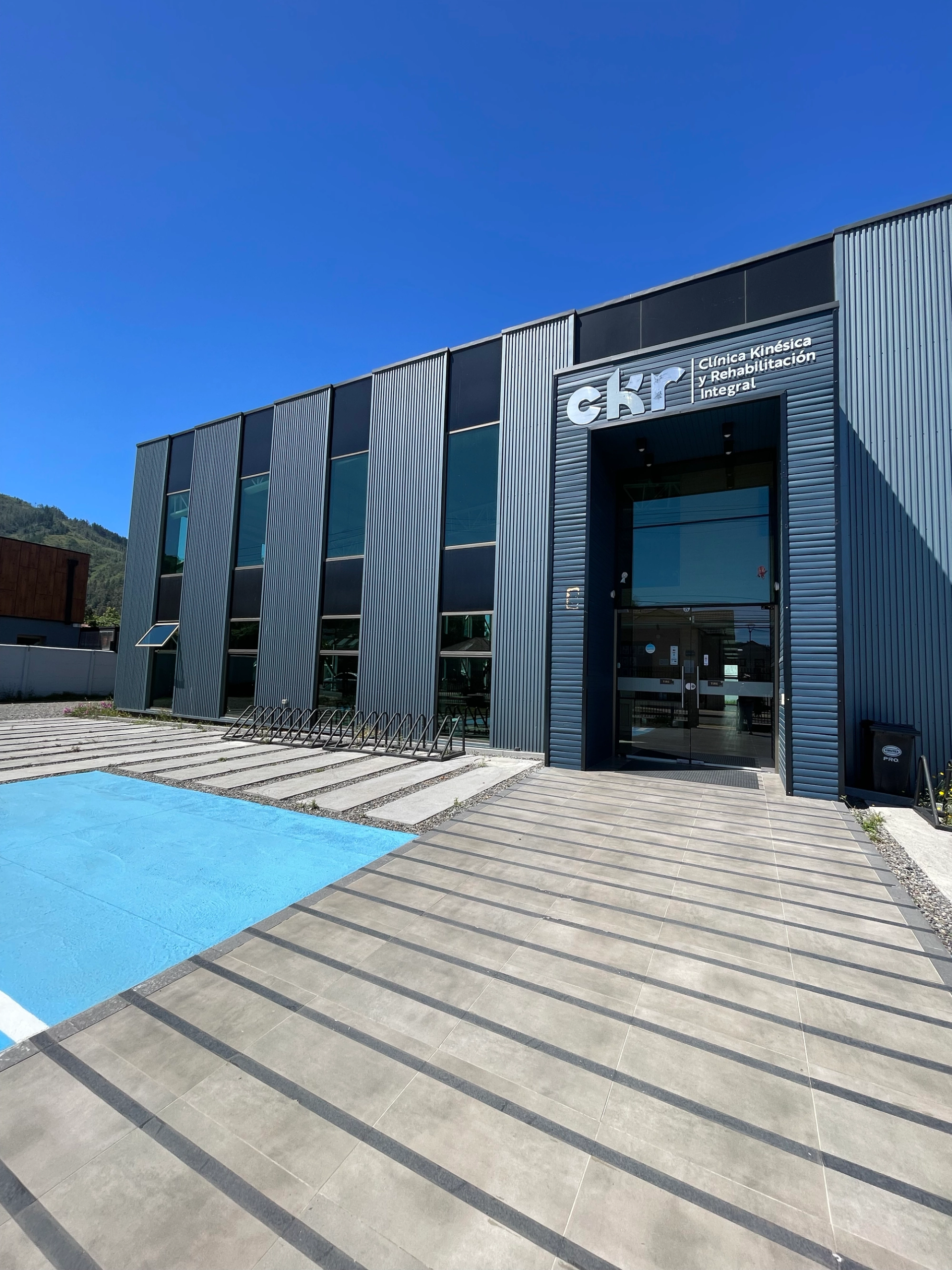 Entrada de la clínica.