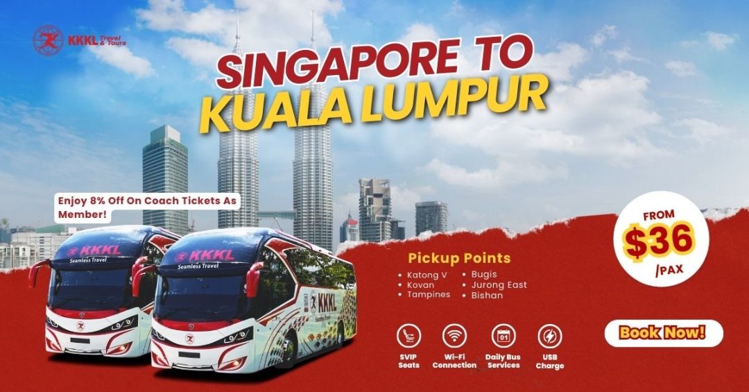Bus from Singapore to Kuala Lumpur
