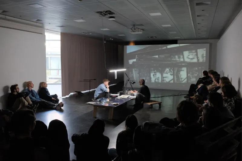 From project Double Minutes, artist’s talk with Nicholas Goudket