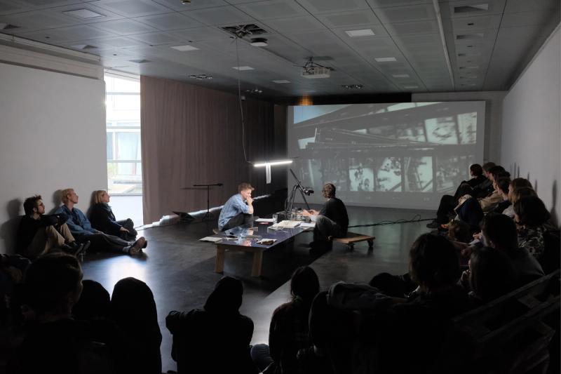 Image from project Double Minutes, artist’s talk with Nicholas Goudket