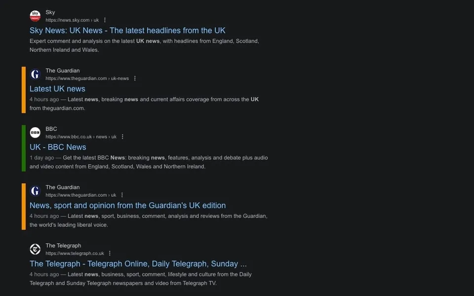 Example of the plugin in use