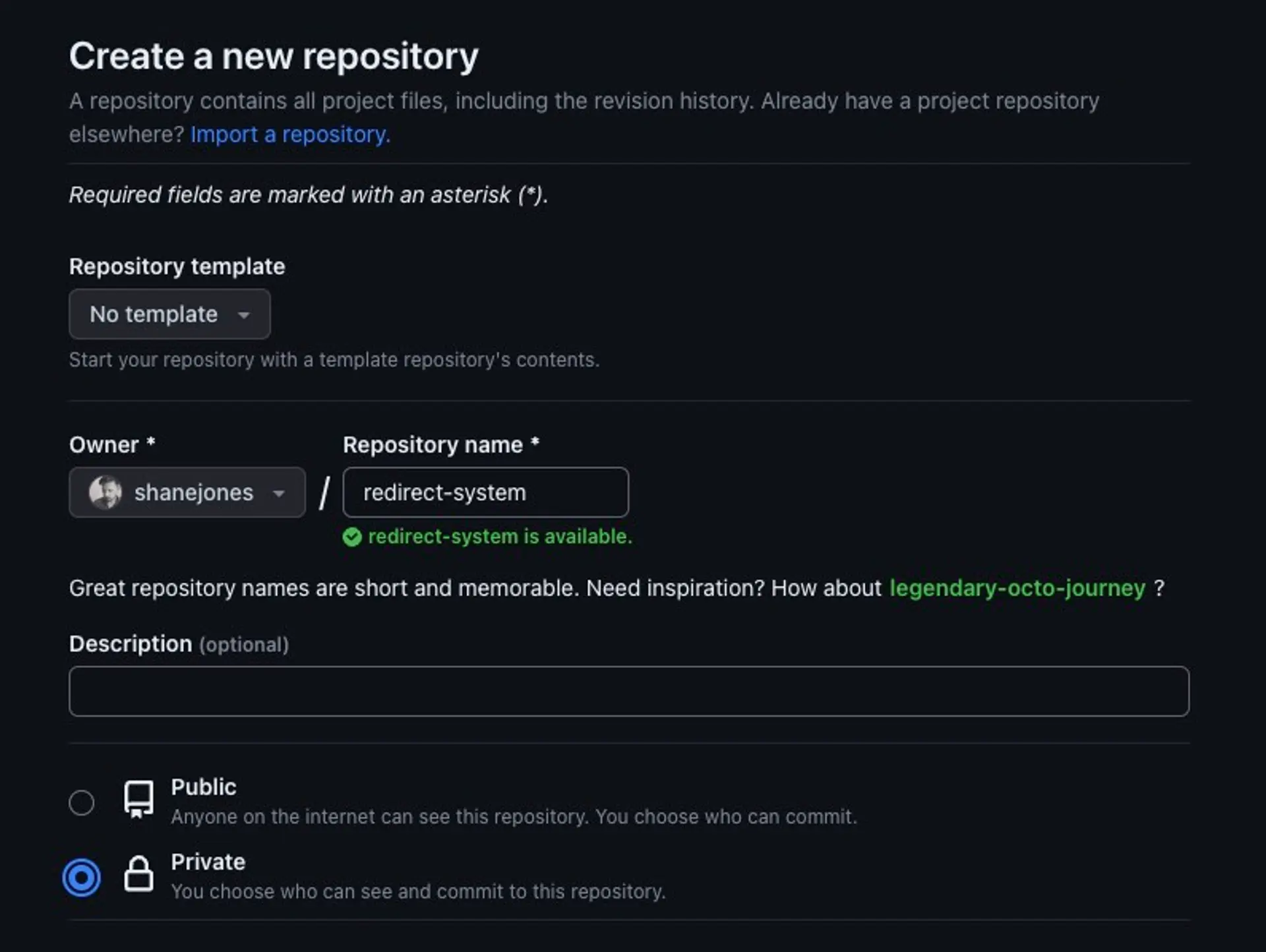Creating a Private Repo on Github