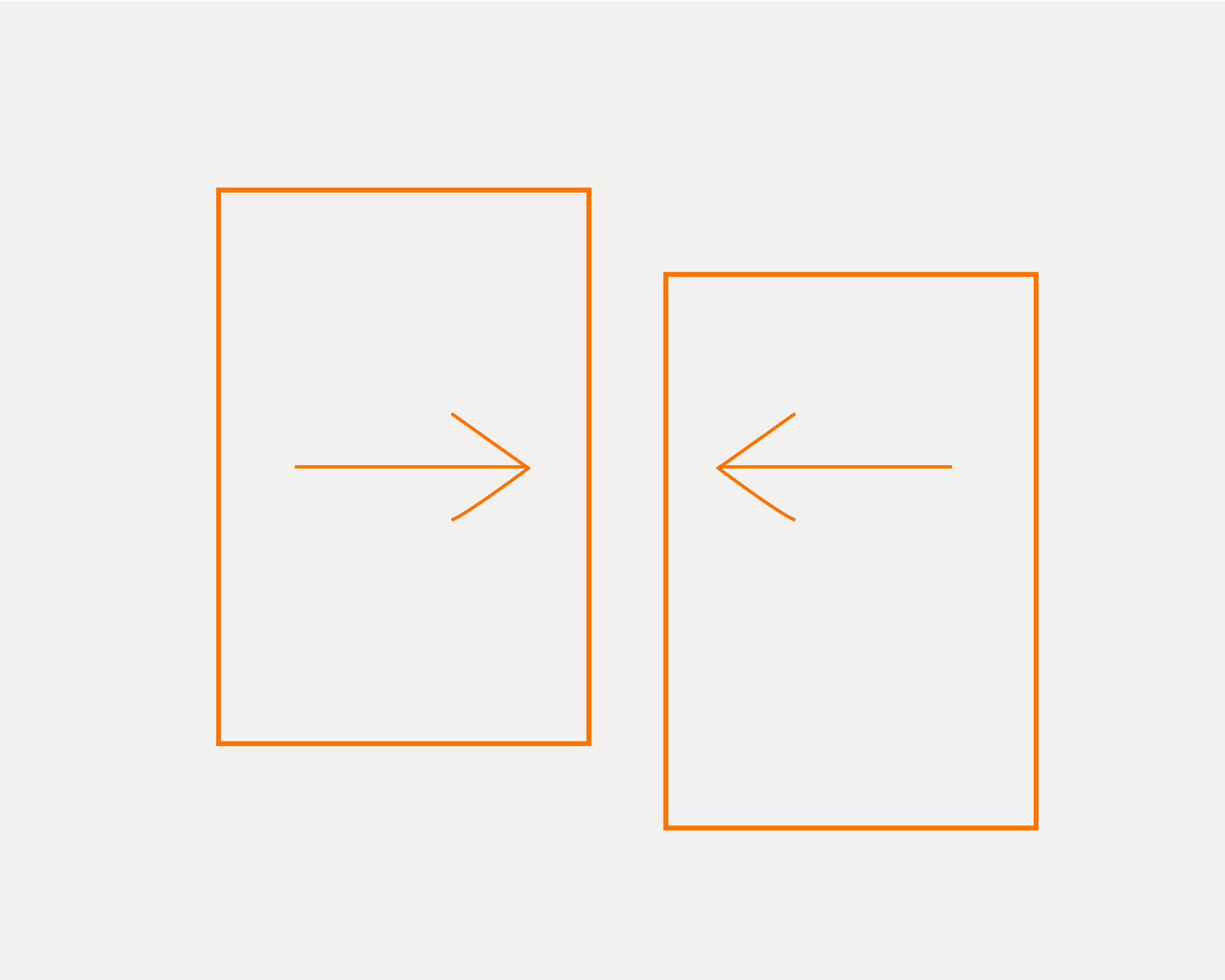 Graphic of two cards with arrows coming together