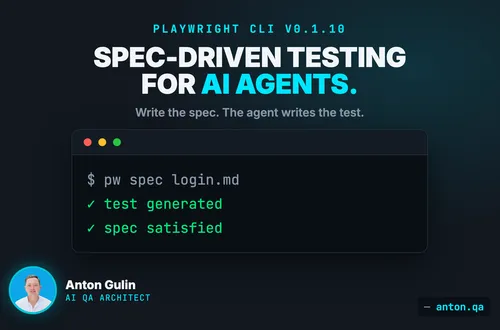 Playwright CLI v0.1.10 Brings Spec-Driven Testing Skills for AI Agents