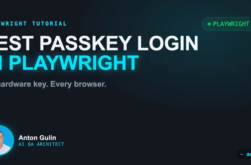 How to Test Passkey (WebAuthn) Login in Playwright (2026)