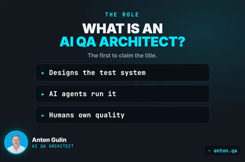 What Is an AI QA Architect? Role, System, and Skills