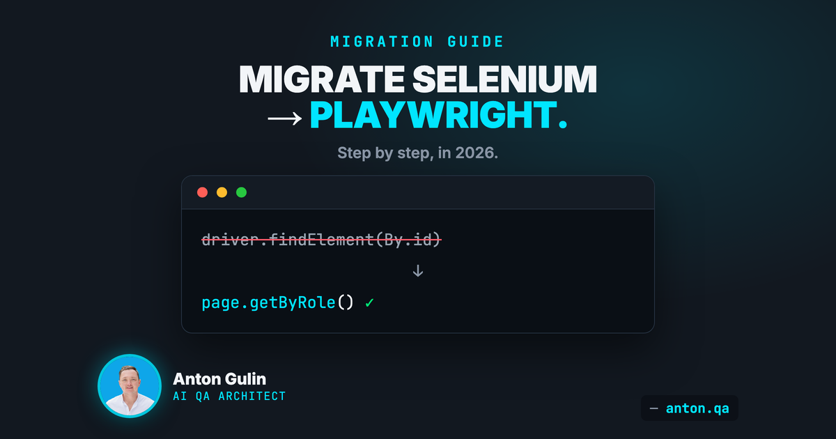 How to Migrate from Selenium to Playwright in 2026: Complete Guide