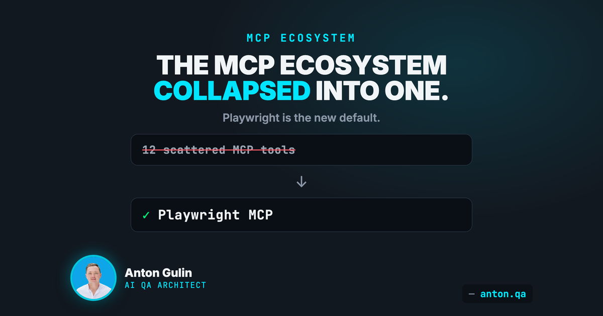 The MCP Ecosystem Just Collapsed Into Playwright