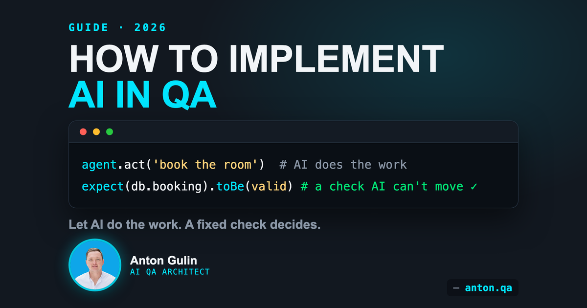How to Implement AI in QA (2026): A Practical Framework