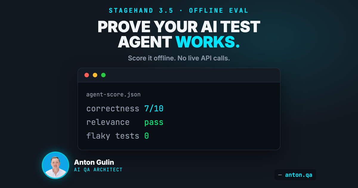 How to Score Your AI Test Agents: Offline Evaluation with Trajectories (2026)