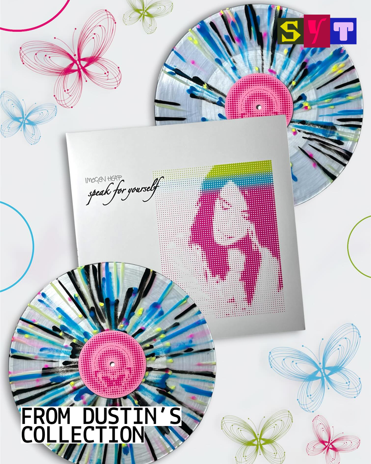 A photo of the 20th anniversary vinyl repress for Imogen Heap's "Speak for Yourself."