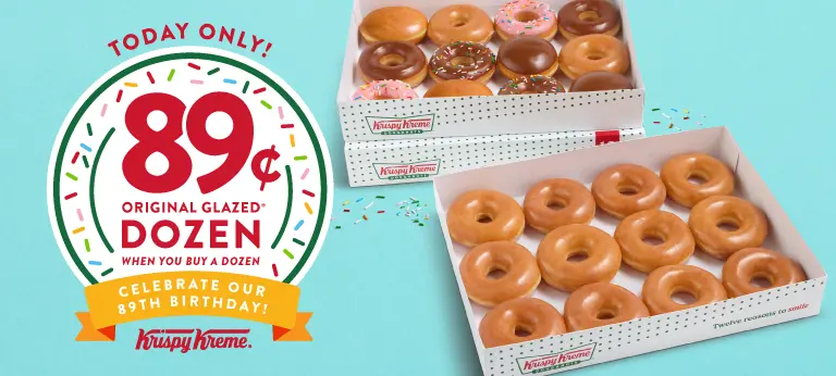 krispy kreme birthday
