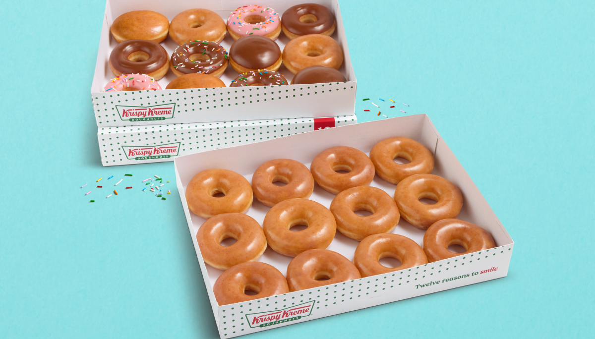 Krispy Kreme Glazed Dozen for $2 w/ purchase + shipping varies