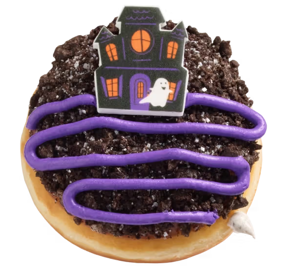 Cookies and Skreme doughnut from krispy kreme halloween doughnut collection