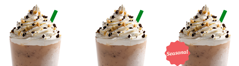 frozen cookie blast latte