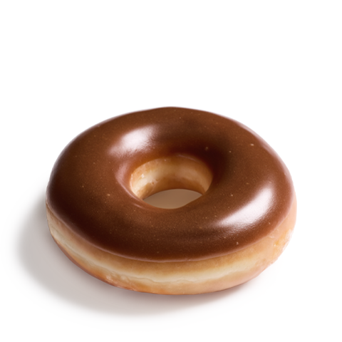 Picture of Chocolate Iced Doughnut