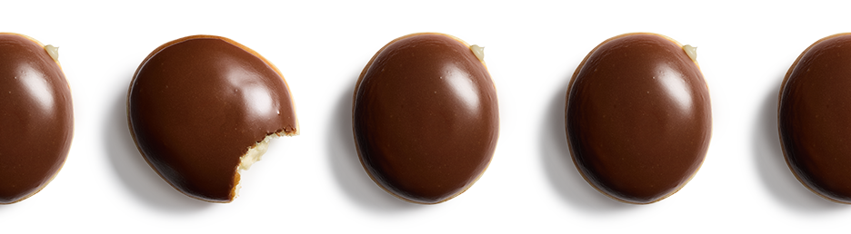 Chocolate Iced Custard Filled Doughnut banner