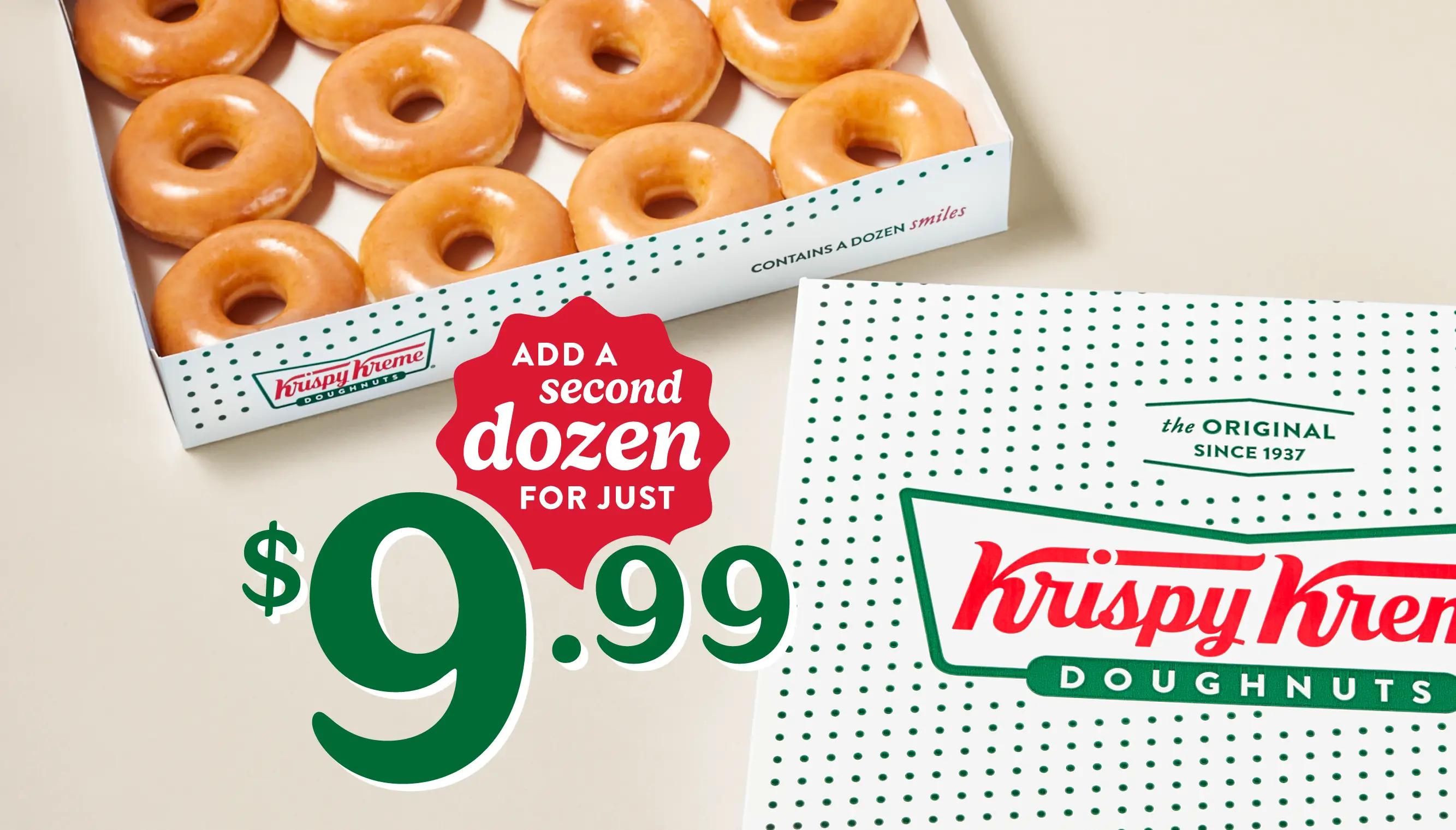 $9.99 Original Glazed Dozen